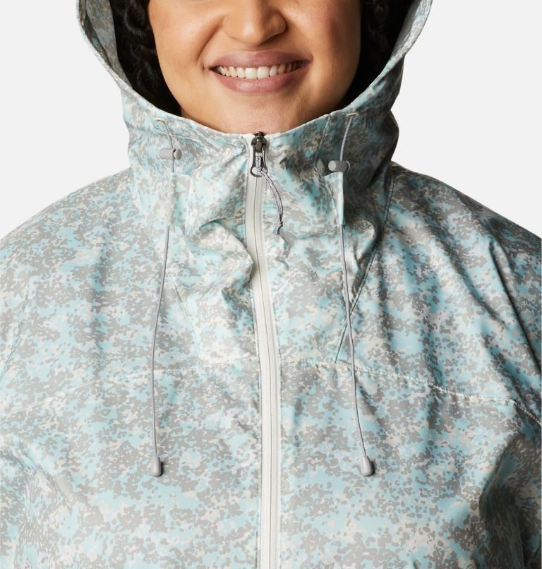 Columbia Alpine Chill Windbreaker Jakke Dame Grønn | Plus Size 51973L